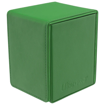 Ultra Pro Deck Box: Vivid - Green  (Alcove Flip)
