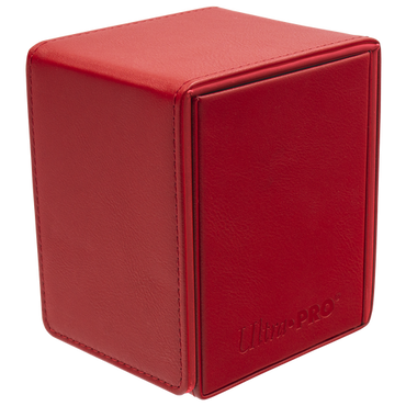 Ultra Pro Deck Box: Vivid - Red (Alcove Flip)