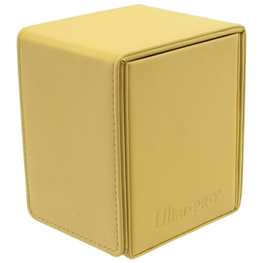 Ultra Pro Deck Box: Vivid - Yellow (Alcove Flip)