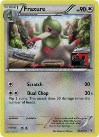 Fraxure - 87/101 (League Promo) (87) [League & Championship Cards]