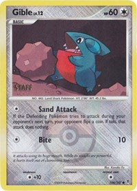 Gible - 106/147 (Championship Promo) [Staff] (106) [League & Championship Cards]