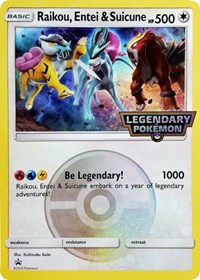 Raikou, Entei & Suicune (Legends of Johto Promo) (N/A) [Jumbo Cards]