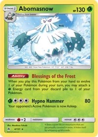 Abomasnow (4) [SM - Forbidden Light]