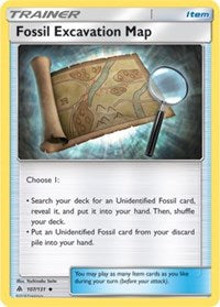 Fossil Excavation Map (107) [SM - Forbidden Light]