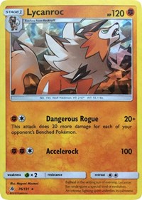 Lycanroc - 76/133 (SM Forbidden Light) (76/133) [Deck Exclusives]