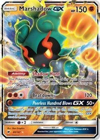 Marshadow GX - 80 (Burning Shadows) (80) [Jumbo Cards]