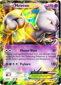 Mewtwo EX - XY183 (XY Black Star Promo) (XY183) [Jumbo Cards]