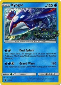 Kyogre - SM129 (Staff Prerelease Promo) (SM129) [SM Promos]