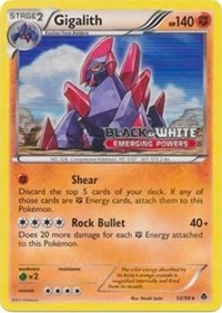 Gigalith - 53/98 (Prerelease Promo) (53) [Black and White Promos]