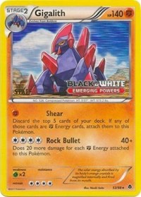 Gigalith - 53/98 (Prerelease Promo) [Staff] (53) [Black and White Promos]