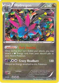 Hydreigon - 74/119 (Cosmos Holo) (74/119) [Blister Exclusives]