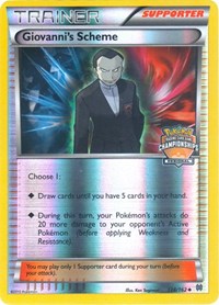 Giovanni's Scheme - 138/162 (Championship Promo) (138) [League & Championship Cards]