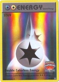 Double Colorless Energy - 90/108 (NA Championship Promo) [Staff] (90) [League & Championship Cards]