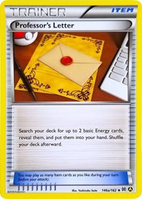 Professor's Letter - 146a/162 (146a) [Alternate Art Promos]