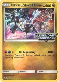 Reshiram, Zekrom & Kyurem (Legends of Unova Promo) (N/A) [Jumbo Cards]