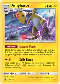 Ampharos (SM Lost Thunder) (78) [Deck Exclusives]