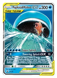 Magikarp & Wailord GX - SM166 (SM Black Star Promo) (SM166) [Jumbo Cards]