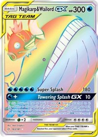 Magikarp & Wailord GX (Secret) (183) [SM - Team Up]