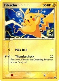 Pikachu - 60/106 (2005 San Diego Comic Con) (60) [Miscellaneous Cards & Products]