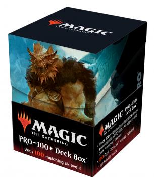 Commander Adventures in the Forgotten Realms PRO 100+ Deck Box and 100ct sleeves V1 Vrondiss, Rage of Ancients for Magic