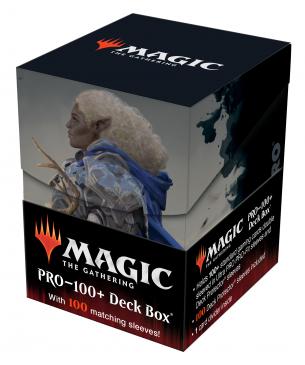 Commander Adventures in the Forgotten Realms PRO 100+ Deck Box and 100ct sleeves V4 featuring Galea, Kindler of Hope