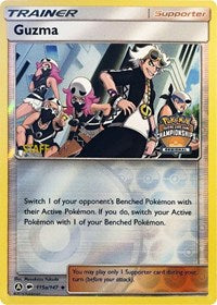 Guzma - 115a/147 (Regional Championship Promo) [Staff] (115a) [League & Championship Cards]