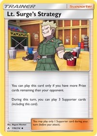 Lt. Surge's Strategy (178) [SM - Unbroken Bonds]