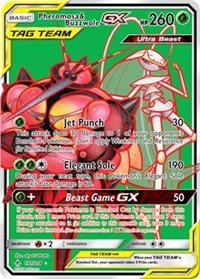 Pheromosa & Buzzwole GX (191) (Full Art) (191) [SM - Unbroken Bonds]