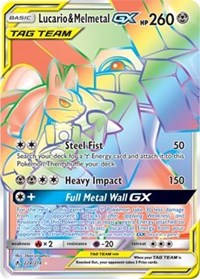 Lucario & Melmetal GX (Secret) (224) [SM - Unbroken Bonds]