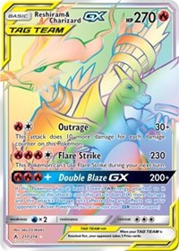Reshiram & Charizard GX (Secret) (217) [SM - Unbroken Bonds]