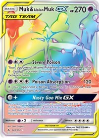 Muk & Alolan Muk GX (Secret) (220) [SM - Unbroken Bonds]