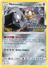 Melmetal - SM181 (Prerelease Promo) [Staff] (SM181) [SM Promos]