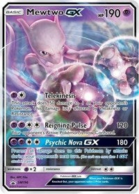 Mewtwo GX - SM196 (SM Black Star Promo) (SM196) [Jumbo Cards]