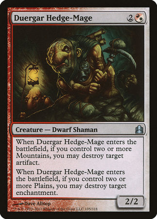 Duergar Hedge-Mage [Commander 2011]