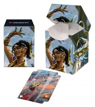 Brothers War 100+ Deck Box V4 Saheeli, Filigree Master for Magic: The Gathering