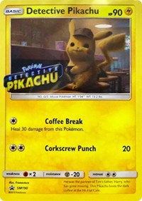 Detective Pikachu - SM190 (Stamped) (SM190) [SM Promos]