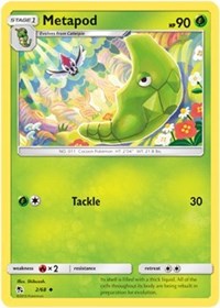 Metapod (2/68) [Hidden Fates]