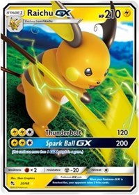 Raichu GX (20/68) [Hidden Fates]