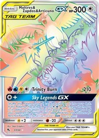 Moltres & Zapdos & Articuno GX (Secret) (69/68) [Hidden Fates]