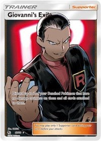 Giovanni's Exile (Full Art) (67/68) [Hidden Fates]