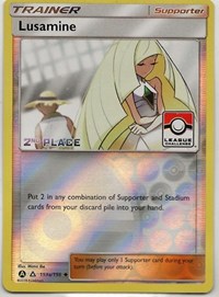 Lusamine (League Challenge Alt Art 2nd Place) (153a/156) [League & Championship Cards]