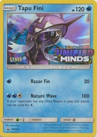 Tapu Fini - SM203 (Staff Prerelease Promo) (SM203) [SM Promos]