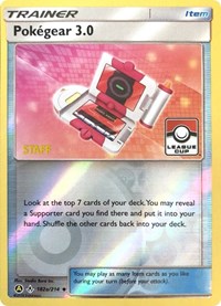 Pokegear 3.0 - 182a/214 (League Promo) [Staff] (182a/214) [SM - Unbroken Bonds]