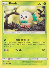 Rowlet - 17/236 (17/236) [SM - Cosmic Eclipse]