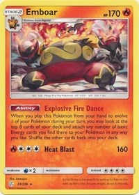 Emboar (33/236) [SM - Cosmic Eclipse]