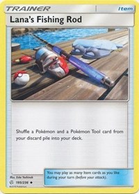 Lana's Fishing Rod (195/236) [SM - Cosmic Eclipse]