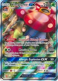 Vileplume GX (Full Art) (211/236) [SM - Cosmic Eclipse]