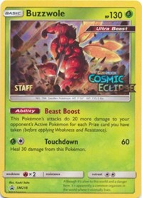 Buzzwole - SM218 (Prerelease Promo) [Staff] (SM218) [SM Promos]