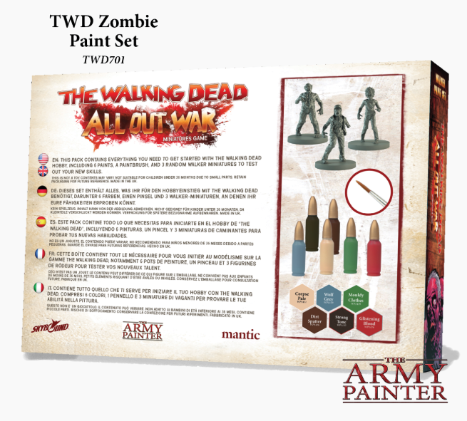 TWD Walker Paint Set