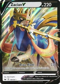 Zacian V - 138/202 (Sword and Shield Promo) (138/202) [Jumbo Cards]